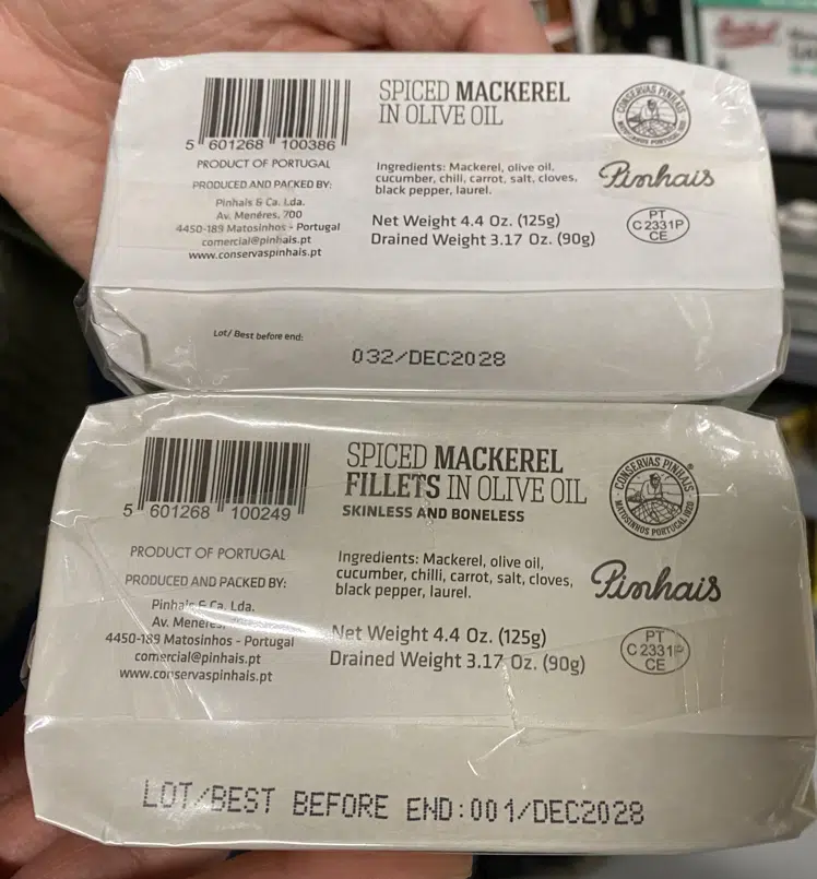 spiced mackerel in olive oil by nuri